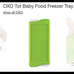 OXO baby freezer food tray.